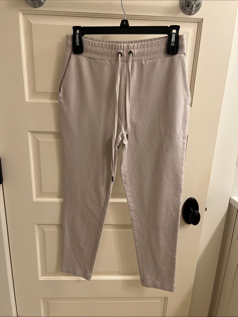 Banana Republic Light Taupe Drawstring Joggers